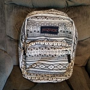 Jansport backpack black white